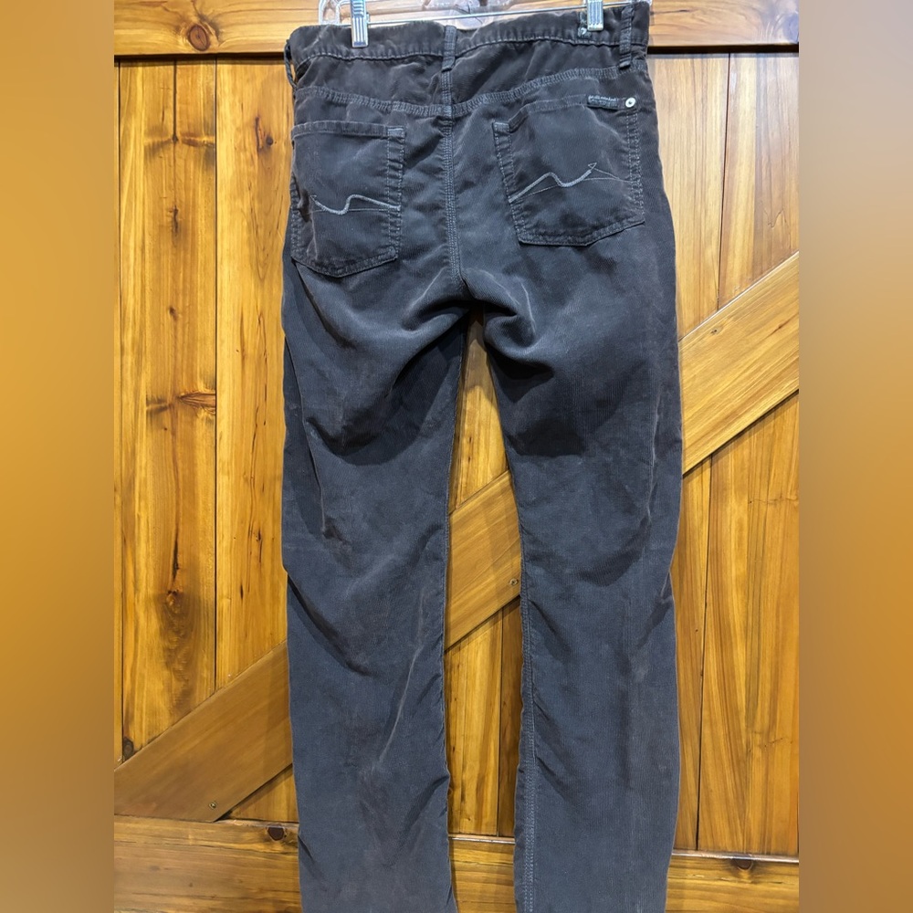 Men’s Seven for all Mankind Gray Corduroy pants. Size 30 Slimmy